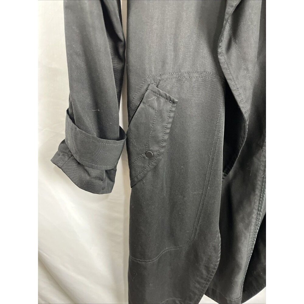 Aritzia Babaton Lawson Lyocell Open Front Ruffle Trench Womens Size XXS - Picture 3 of 15